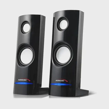 AUDIOCORE Zvučnici AC860, 4 W, crni, Wired
