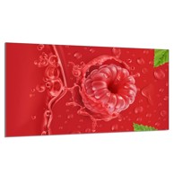 TMK Staklena zaštita za štednjak ili ploču za kuhanje 90x52, malina