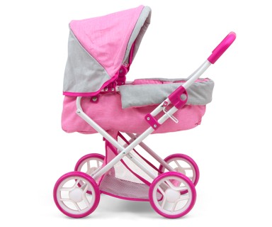 MILLY MALLY Kolica, dječja, za lutke, Alice Prestige, roza