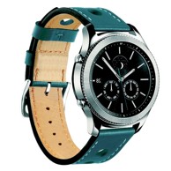 B-STRAP Leather Italy remen za Huawei Watch GT 42mm, dark teal