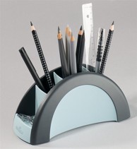 DURABLE stalak za olovke Vegas, srebrna