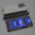 HURTEL Oklopna hibridna maskica Honeycomb za Xiaomi Redmi Note 12 Pro+, crna