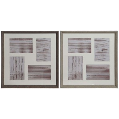 ESPRIT Okvir za sliku 34 x 3 x 34 cm, 2 kom, smeđa