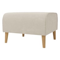 ROPEZ Krem baršunast tabure Carole 