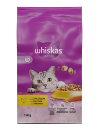 WHISKAS Hrana za mačke 1+, piletina