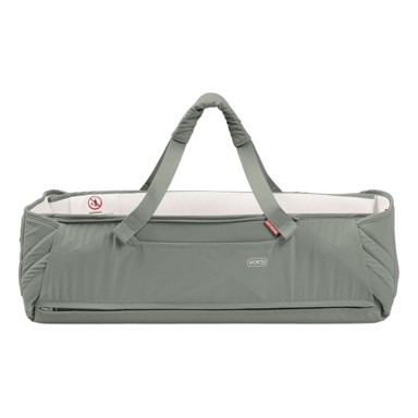 VOKSI Prijenosni krevetić CarryMe, mekana prijenosna košara, zeleni