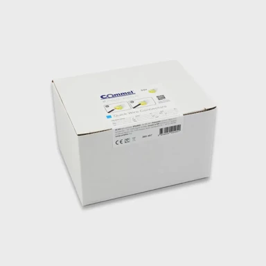 COMMEL 365-467 brzi konektor za pune vodiče 2-struki, 0,75-2,5 mm2,žuta, 50 kom