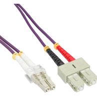 INLINE InfiniBand/optički kabel LC/SC, 0,5 m, ljubičasti