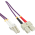 INLINE InfiniBand/optički kabel LC/SC, 0,5 m, ljubičasti