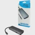 INTER-TECH Adapter Argus H-428 7 u 1 (dark silver, USB-A, USB-C, HDMI, RJ-45)