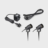MARKSLOJD Garden 24 vanjska start set 2 pcs 3w spots fixed led ip44 ma107452