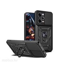 MAX MOBILE Zaštitna maska za Xiaomi Redmi Note 13 5G Anti-Shock s Prstenom crna