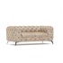 ROPEZ Bež baršunasti sofa 185 cm Chelsea, 185x100x75 cm