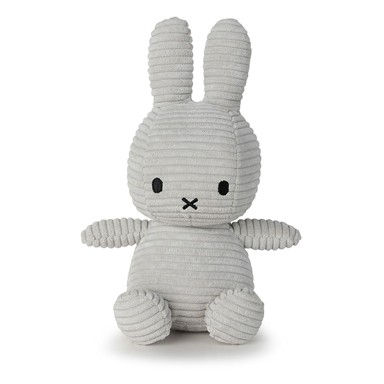 MIFFY Plišana igračka Zeko Corduroy, siva, 23 cm