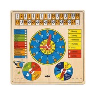 Drveni kalendar sa satom