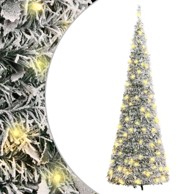 Božićno drvce umjetno sa snijegom, 100 LED žarulja, 150 cm