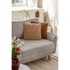 BONAMI SELECTION Siva sklopiva sofa od samta 218 cm Tori, 218x102x80 cm