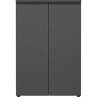 GERMANIA Antracitno sivi ormarić, 81x120 cm Bedano