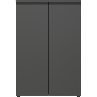 GERMANIA Antracitno sivi ormarić, 81x120 cm Bedano