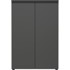 GERMANIA Antracitno sivi ormarić, 81x120 cm Bedano