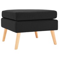 Tabure od tkanine crni