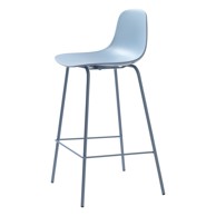 UNIQUE FURNITURE Svijetlo plava plastična barska stolica (visine sjedala 67,5 cm) Whitby 