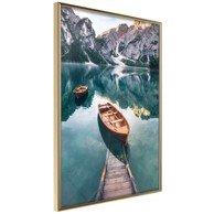 Poster Lake in a Mountain Valley 40x60