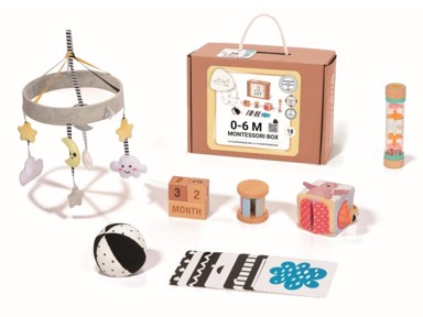 ELINELI Montessori set igračaka za djecu od 6+ mjeseci