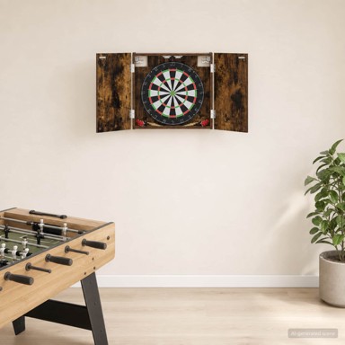 Kabinet za mete, 56 x 12 x 53,5 cm, dimljeni hrast
