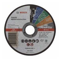 BOSCH Rezna ploča za metal Rapido Multi Construction 125x1x22.23 mm
