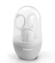 BABYONO Set za manikuru u kutijici siva