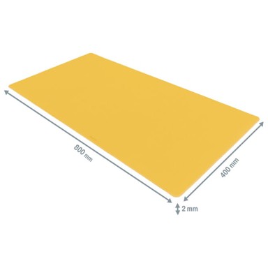 LEITZ Stolna mapa Cosy, 80x40 cm, žuta, 52680019