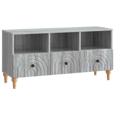 TV ormarić, 102 x 34,5 x 50 cm, konstrukcijsko drvo, siva sonoma