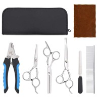 Set škara za šišanje pasa, 6-dijelni, nehrđajući čelik