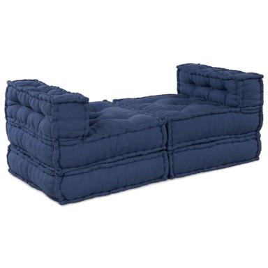 Modularni poufovi, 4 kom, indigo