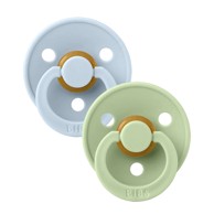 BIBS Colour dude (okrugle) - Baby Blue/Pistachio (vel.2)