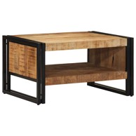 Stolić za kavu, 70 x 50 x 38 cm, grubo masivno drvo manga